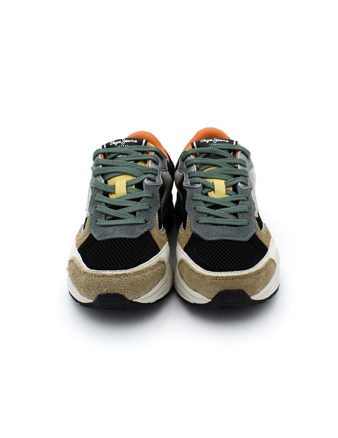 Zapatillas Dave Risen Pepe Jeans PMS60026 Taupe/Beige Hombre