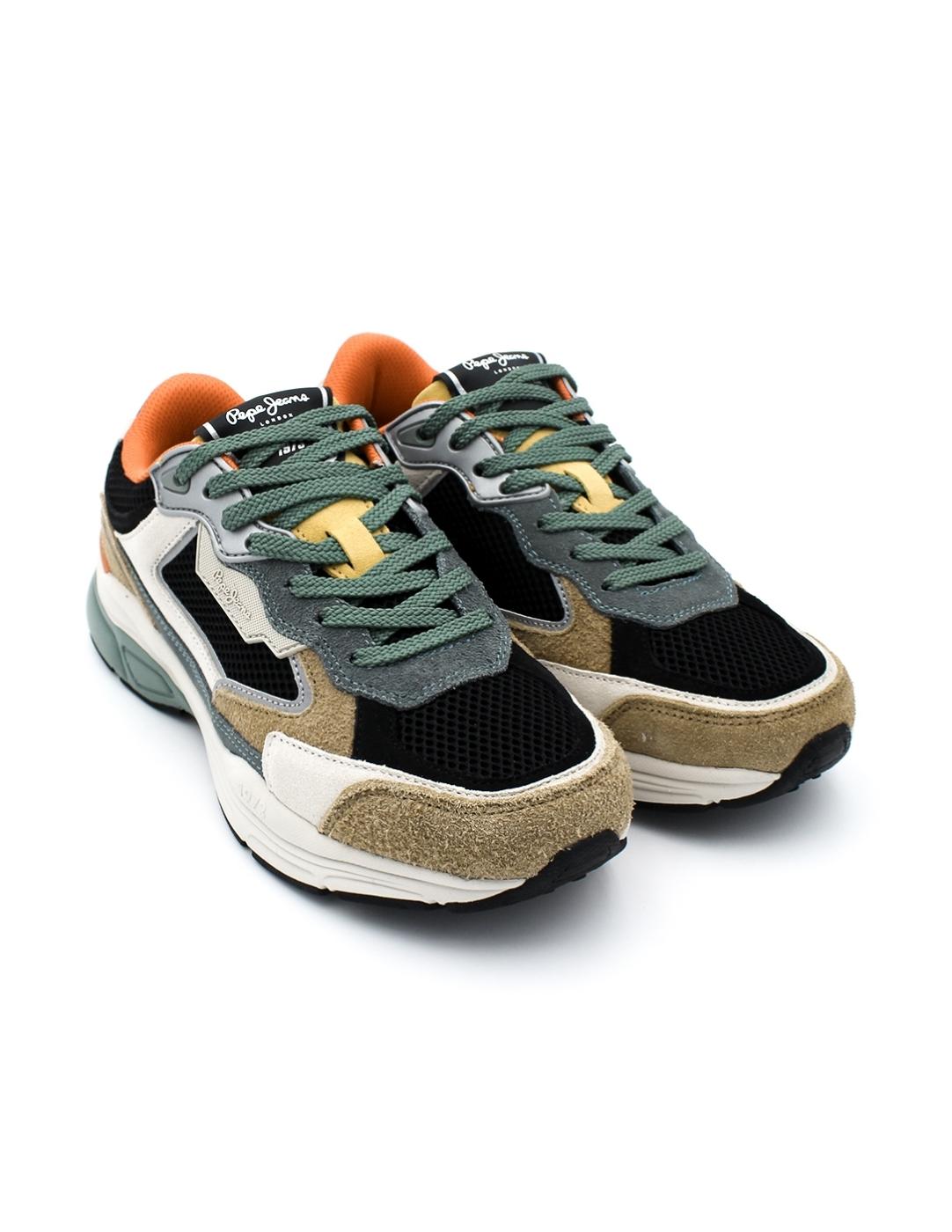 Zapatillas Dave Risen Pepe Jeans PMS60026 Taupe/Beige Hombre