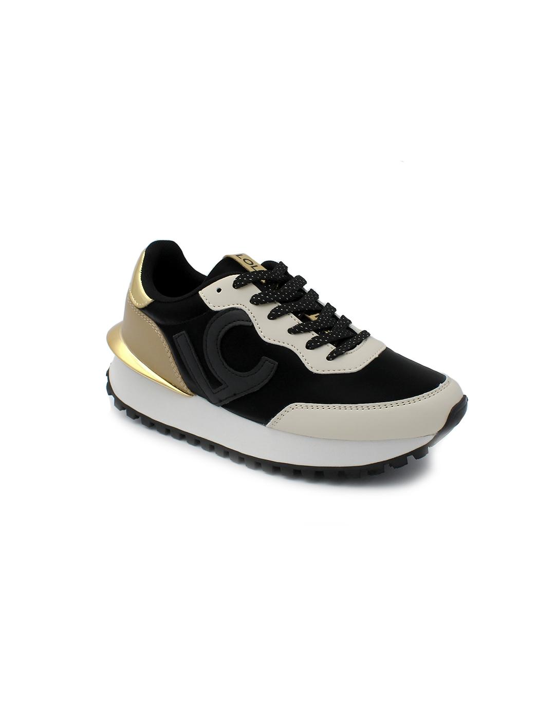 Deportivas Lola Casademunt LF2405009.2NN.36 Negro/Oro Mujer