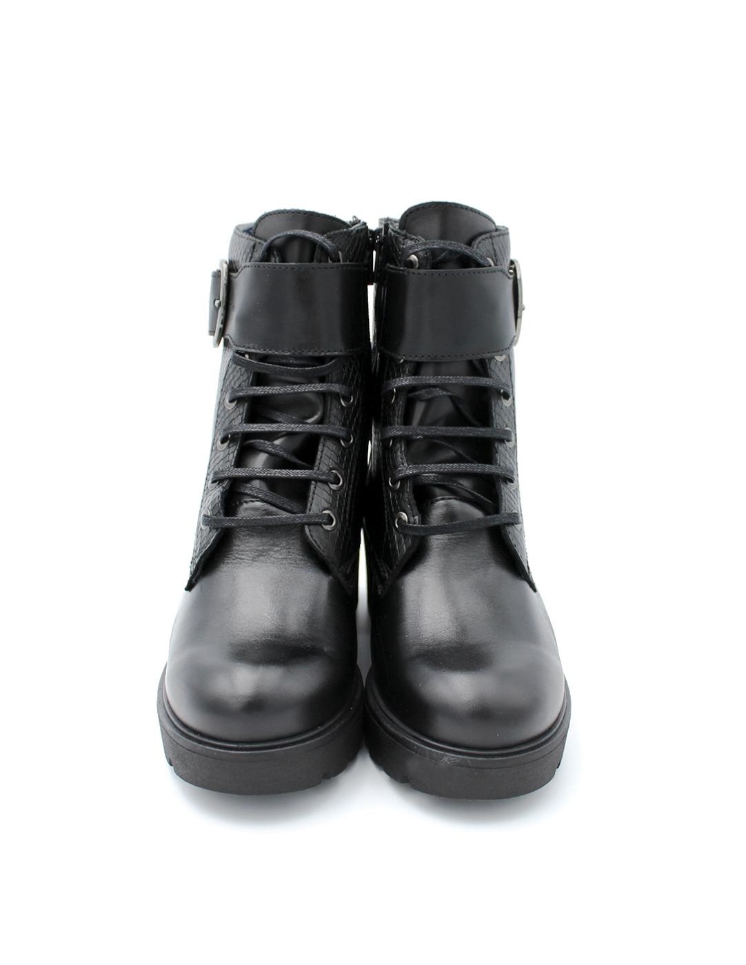 Botín Militar Baerchi 40503 Negro Mujer