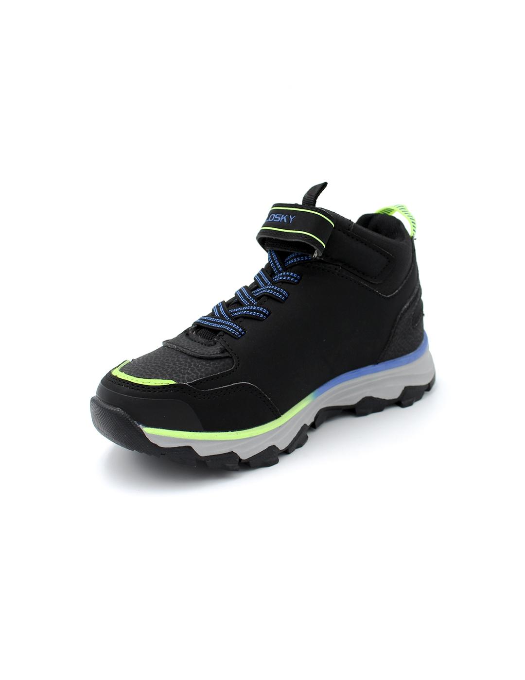 Botín Trail Waterproof Pablosky 978910 Negro Niño