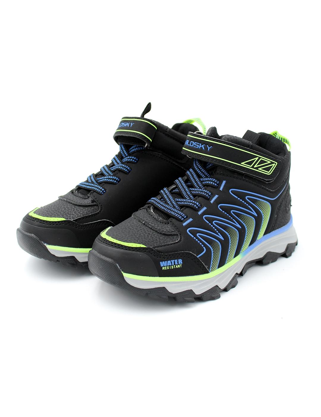 Botín Trail Waterproof Pablosky 978910 Negro Niño