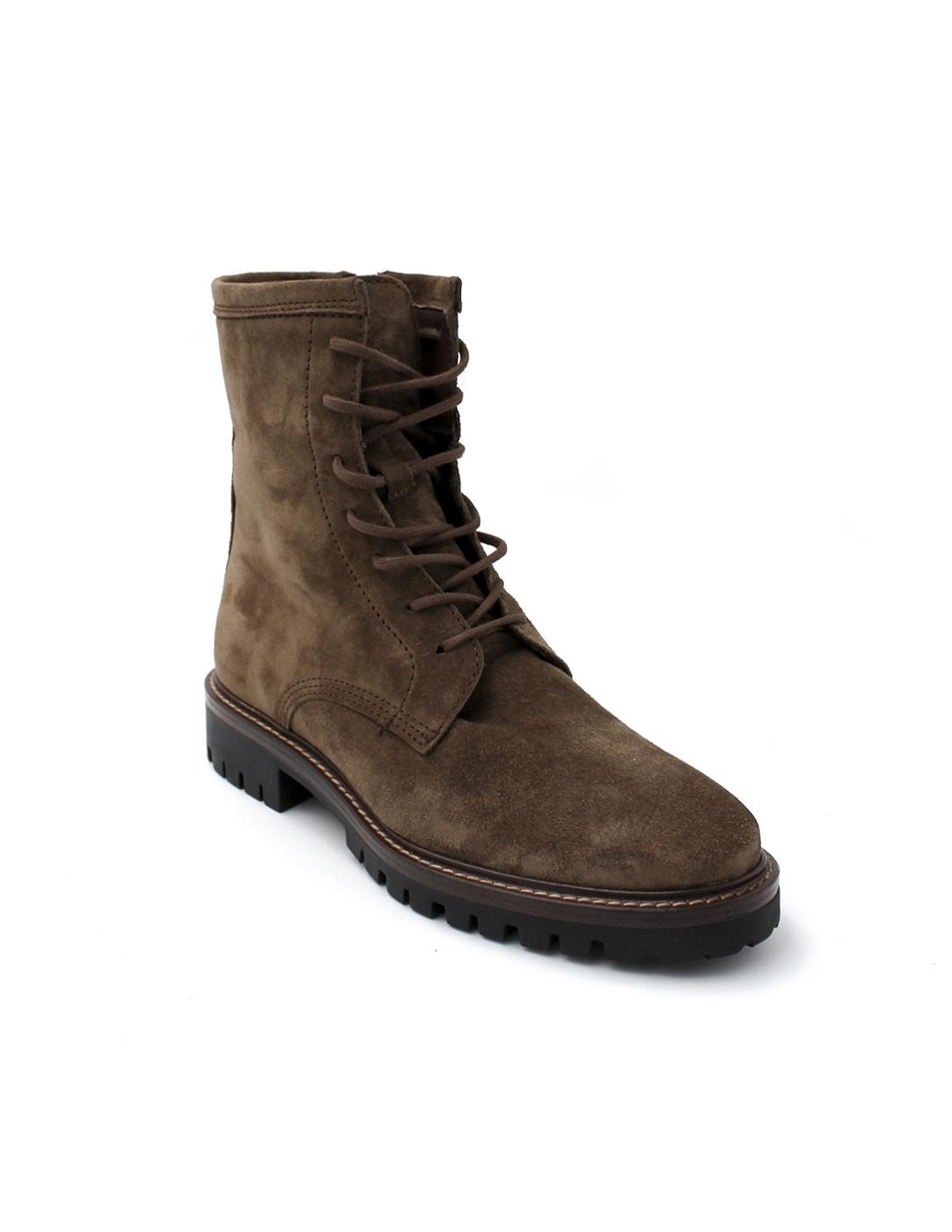 Botín Ante Cordones Alpe 2610 Castaña Mujer