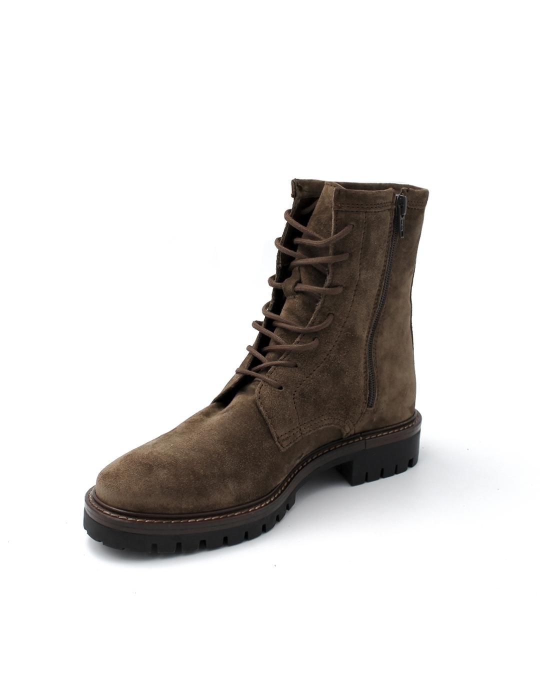 Botín Ante Cordones Alpe 2610 Castaña Mujer