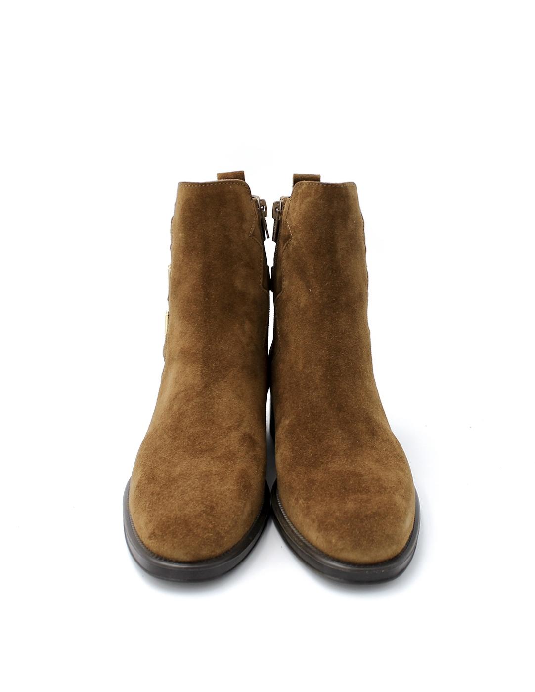 Botín Ante Hebillas Alpe 5186 Cuero Mujer