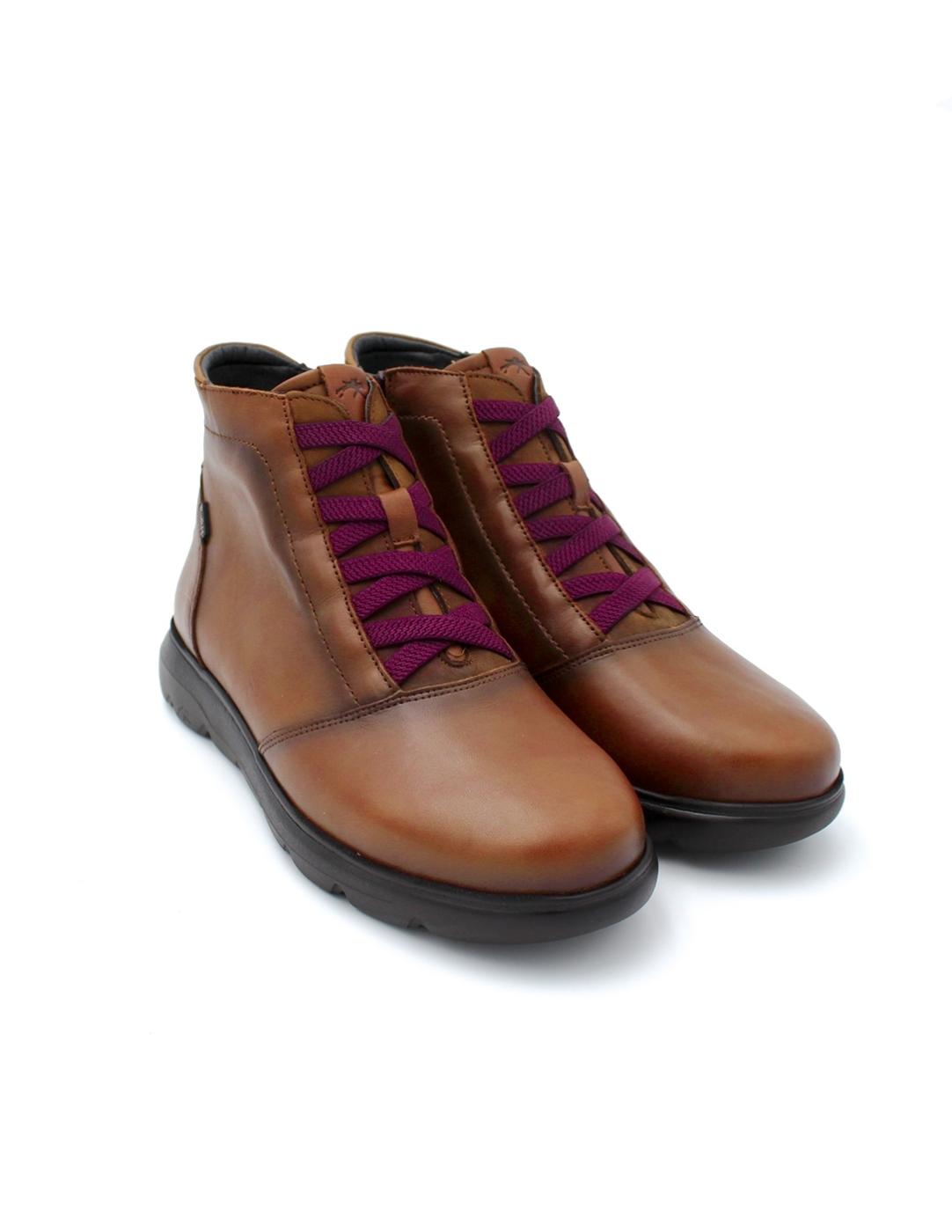 Botín Faral Fluchos F2026 Marrón Mujer