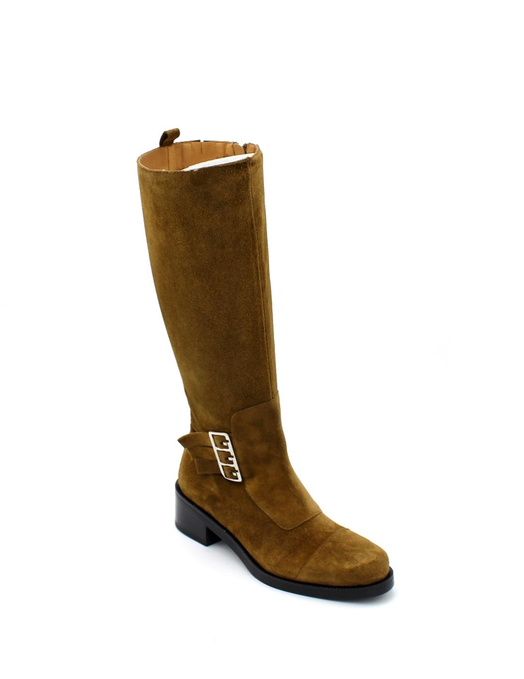 Bota Caña Alta DANSI 6941 Mogano Mujer.