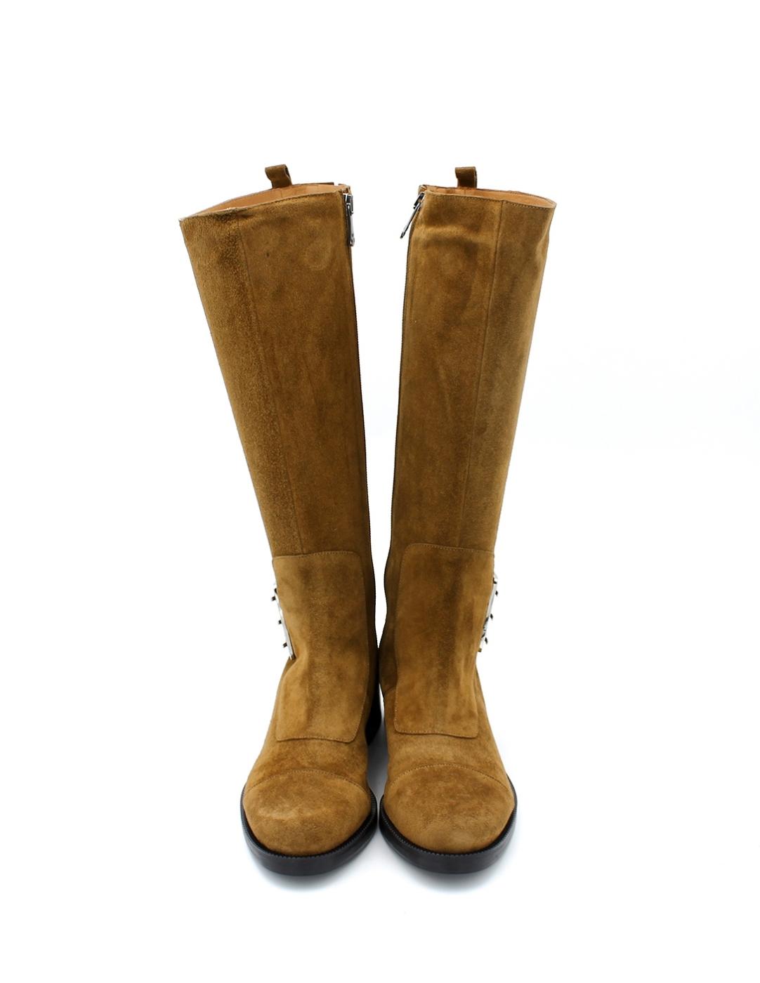 Bota Caña Alta DANSI 6941 Mogano Mujer.