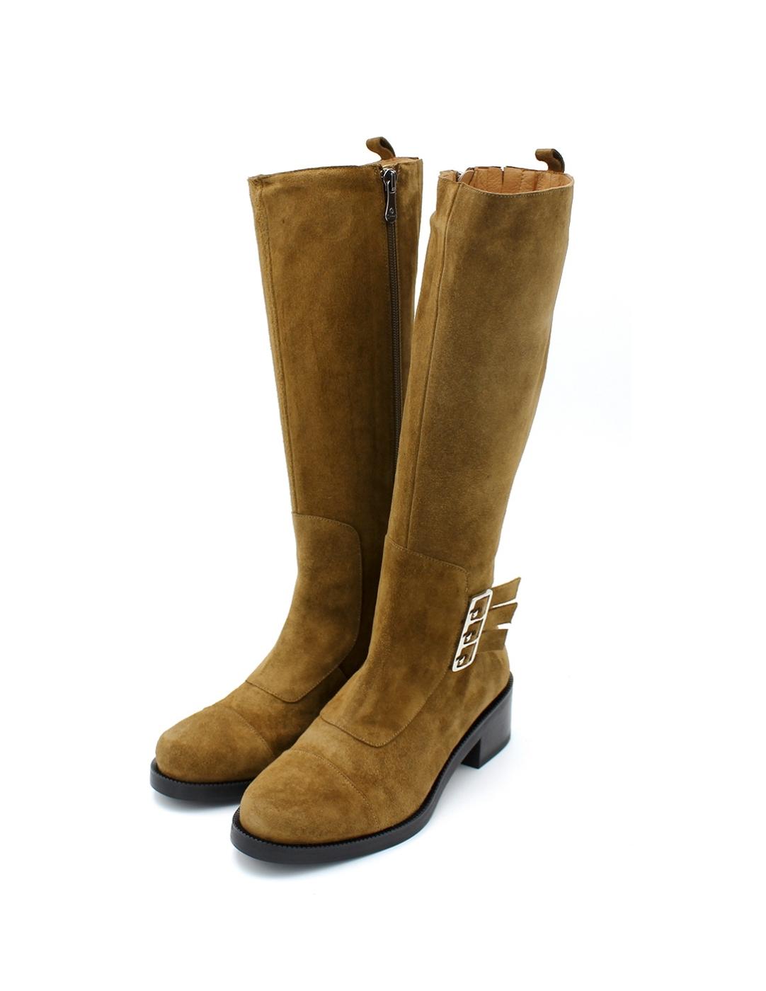 Bota Caña Alta DANSI 6941 Mogano Mujer.