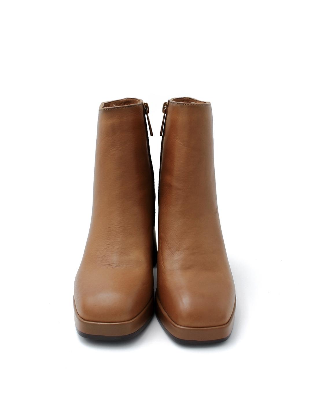 Botín Tacón Carmela 161846 Camel Mujer