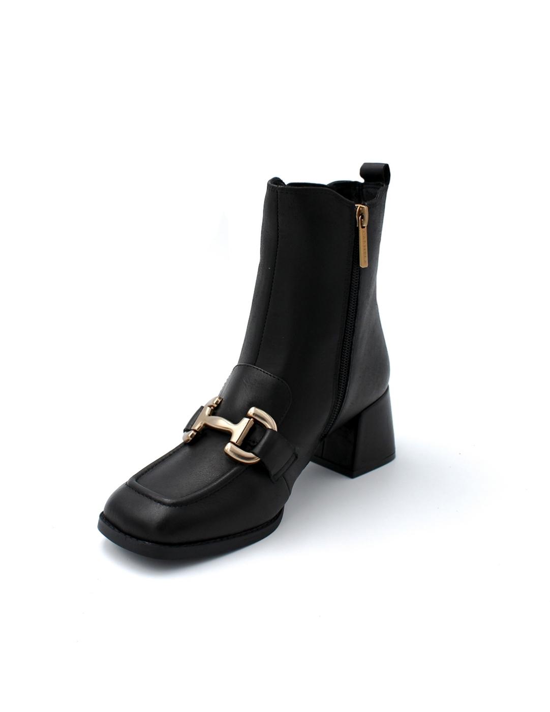 Botín Tacón Hebilla Carmela 161940 Negro Mujer