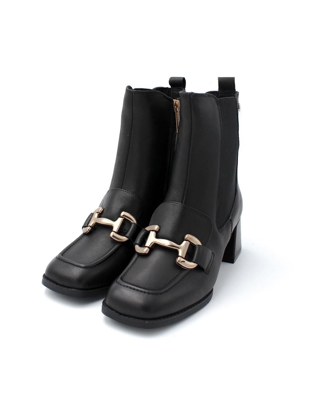 Botín Tacón Hebilla Carmela 161940 Negro Mujer