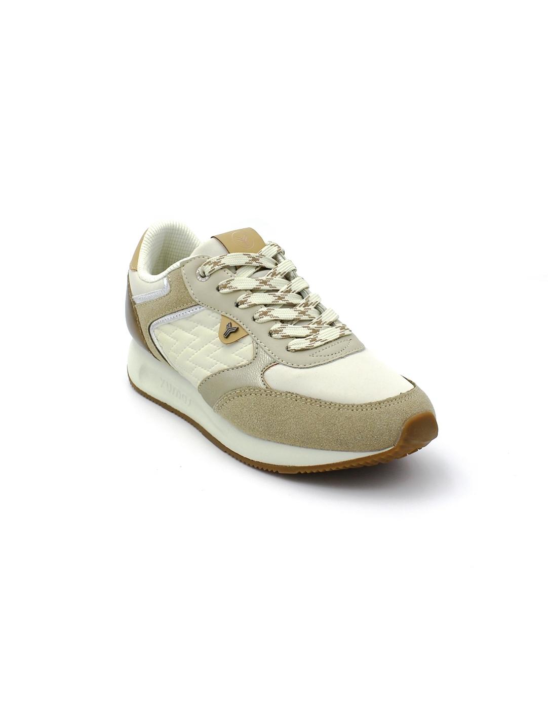 Deportivos YUMAS 53370 Beige Mujer.