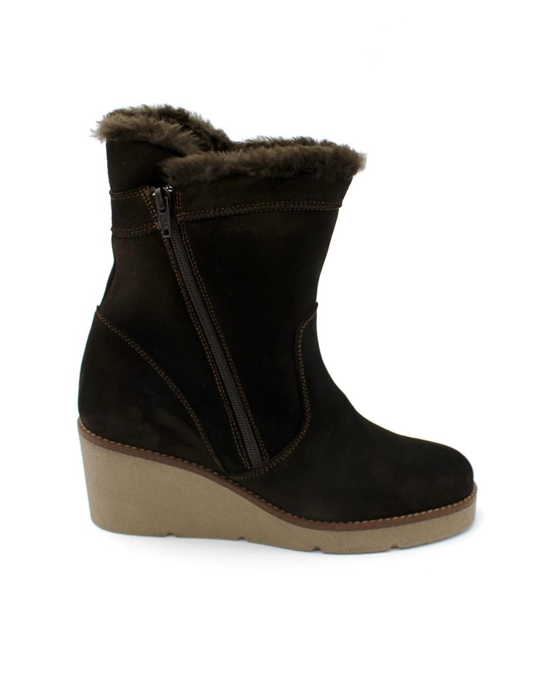 Botín Ante Artesanal Losal 1300 03 8602 Marrón Mujer