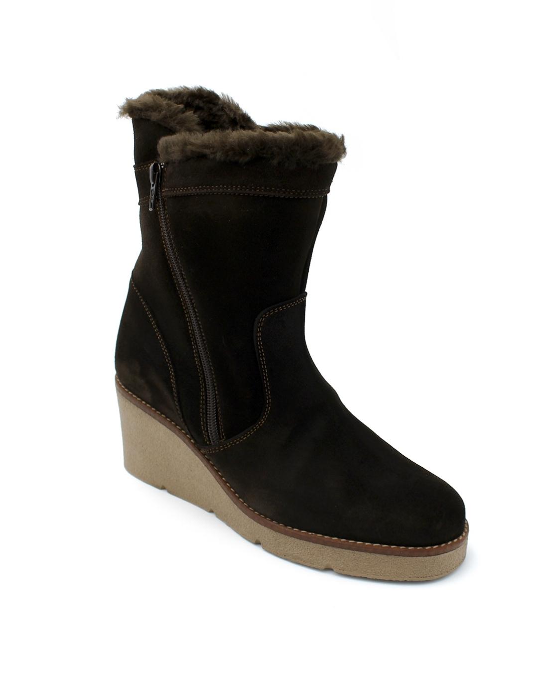 Botín Ante Artesanal Losal 1300 03 8602 Marrón Mujer