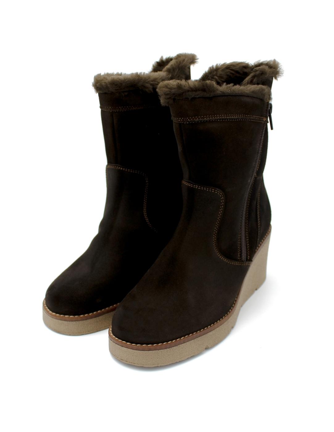 Botín Ante Artesanal Losal 1300 03 8602 Marrón Mujer