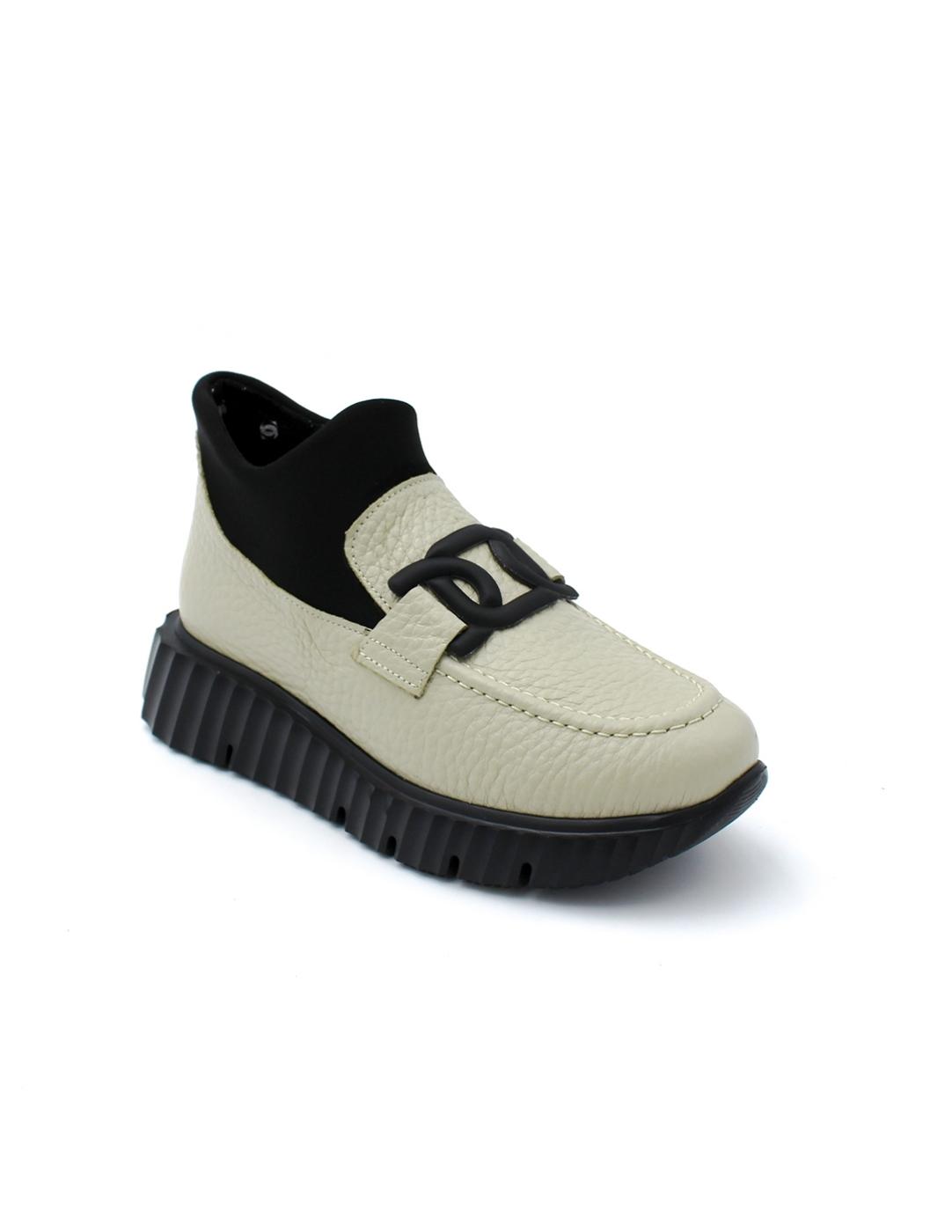 Zapato Neopreno Comfort Class 6503-sunset Crema Mujer