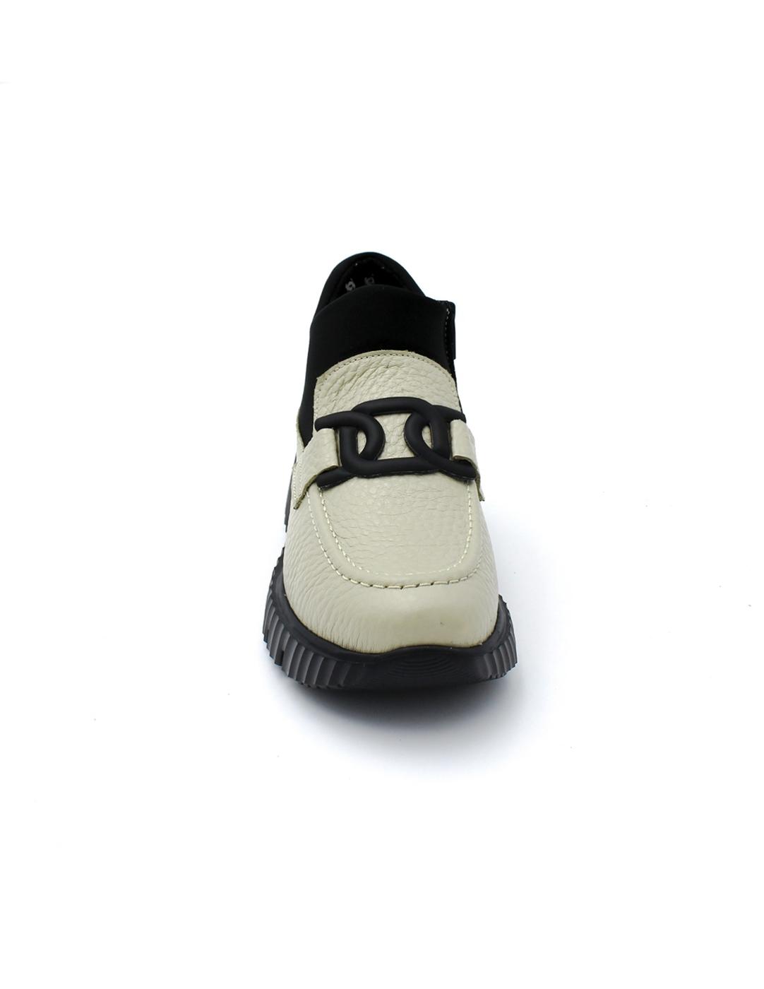 Zapato Neopreno Comfort Class 6503-sunset Crema Mujer