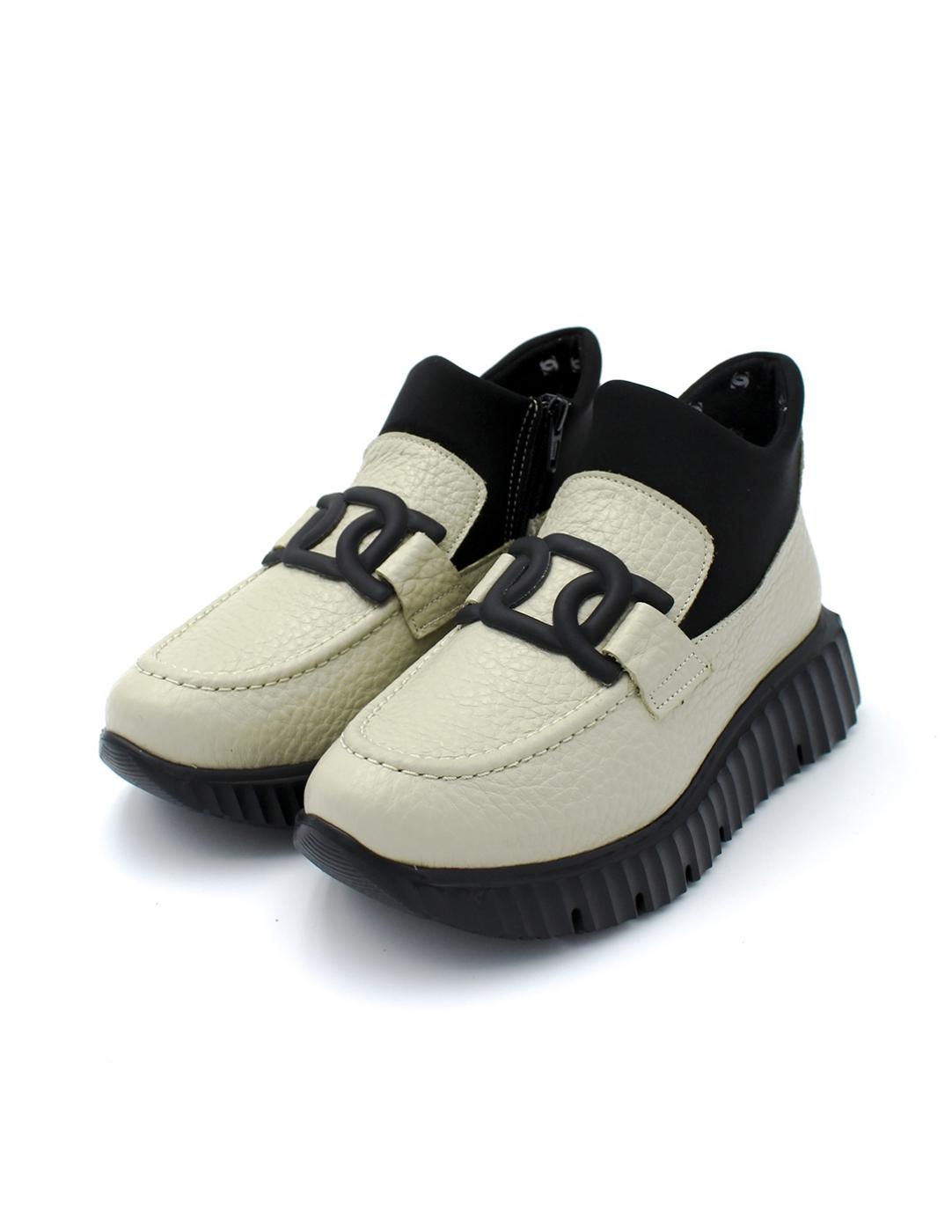 Zapato Neopreno Comfort Class 6503-sunset Crema Mujer