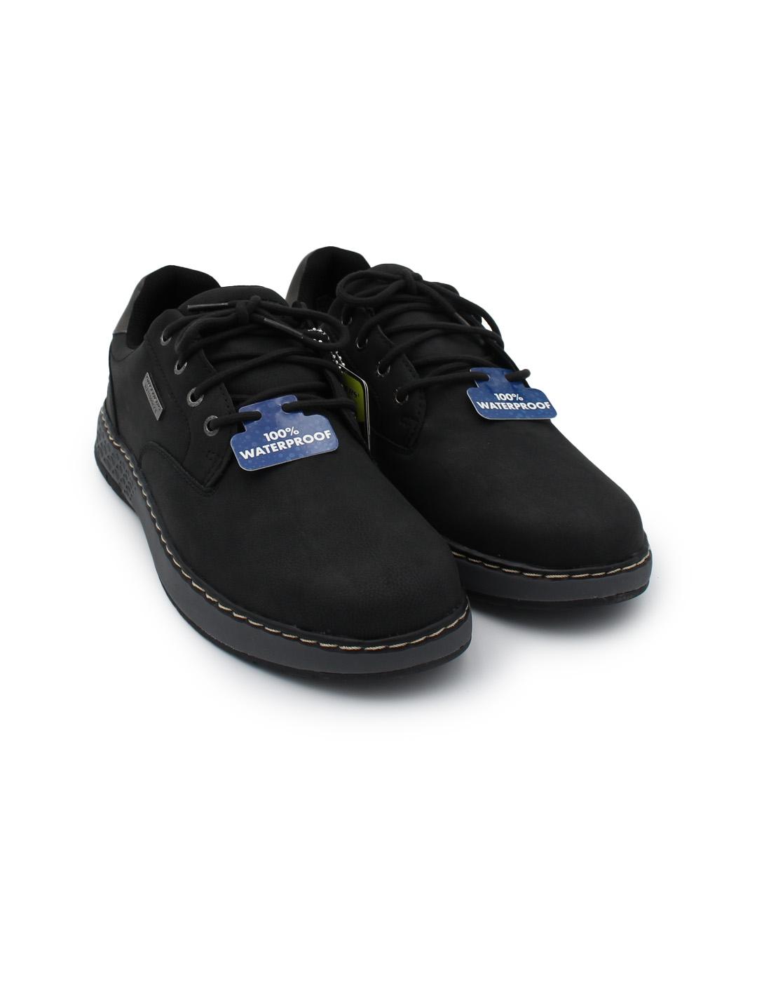 Zapato Waterproof Garlan Pryor Skechers 205234 Negro Hombre