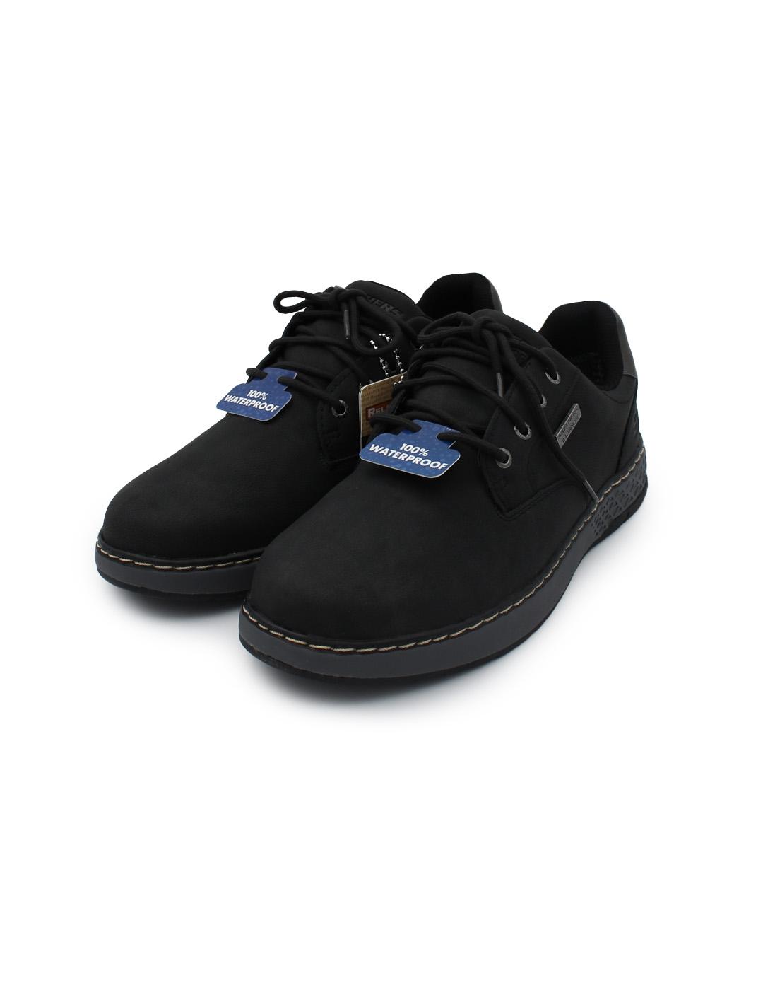 Zapato Waterproof Garlan Pryor Skechers 205234 Negro Hombre