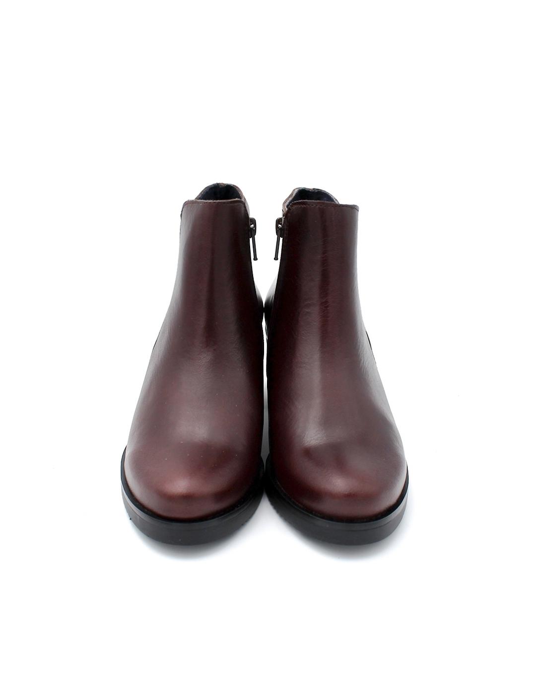 Botín Piel PEKAS 6352 Moka Mujer