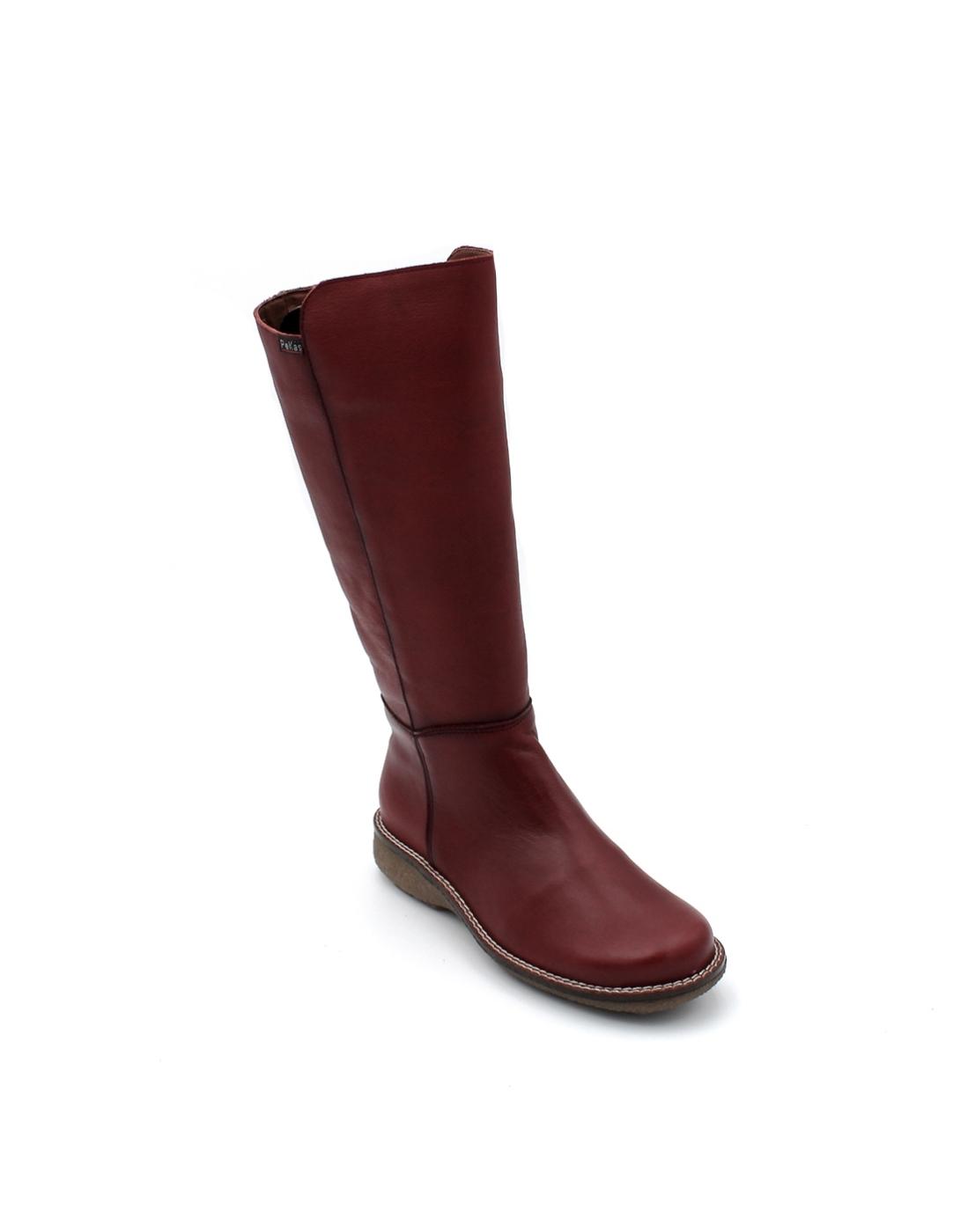 Bota Alta Napa Pekas 430 Rojo Mujer