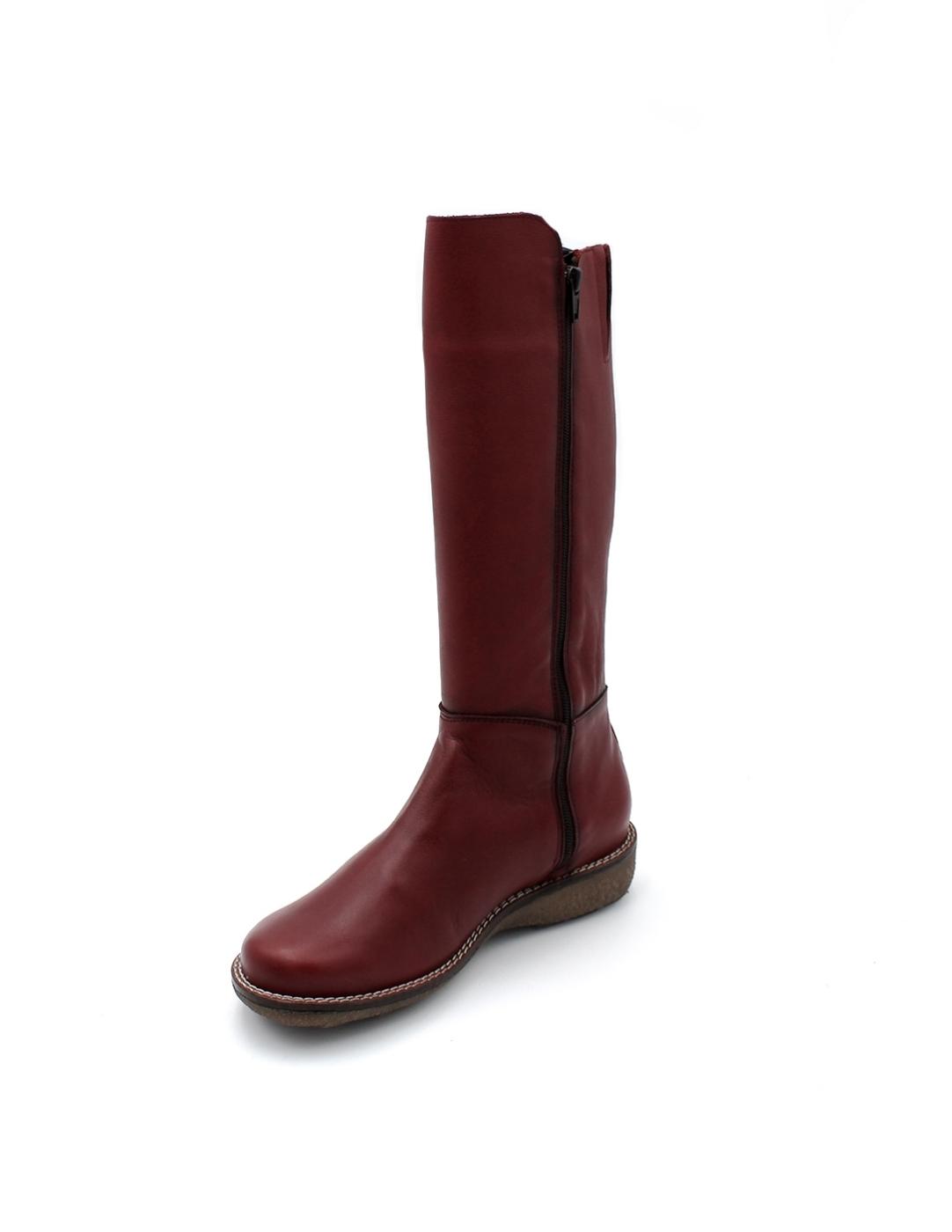 Bota Alta Napa Pekas 430 Rojo Mujer