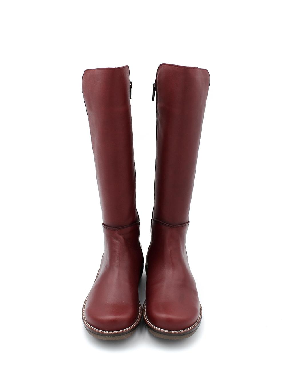 Bota Alta Napa Pekas 430 Rojo Mujer