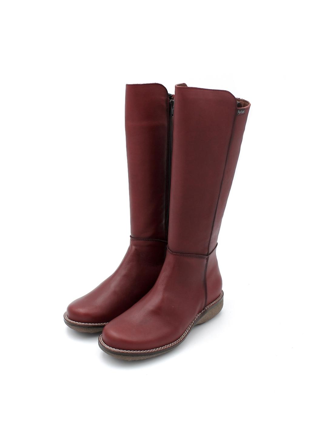 Bota Alta Napa Pekas 430 Rojo Mujer