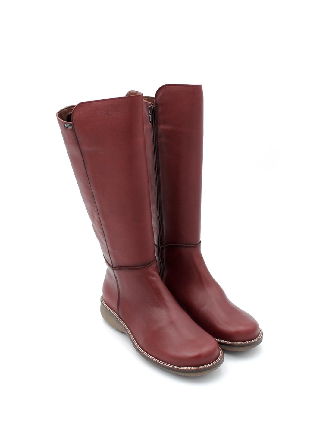 Bota Alta Napa Pekas 430 Rojo Mujer