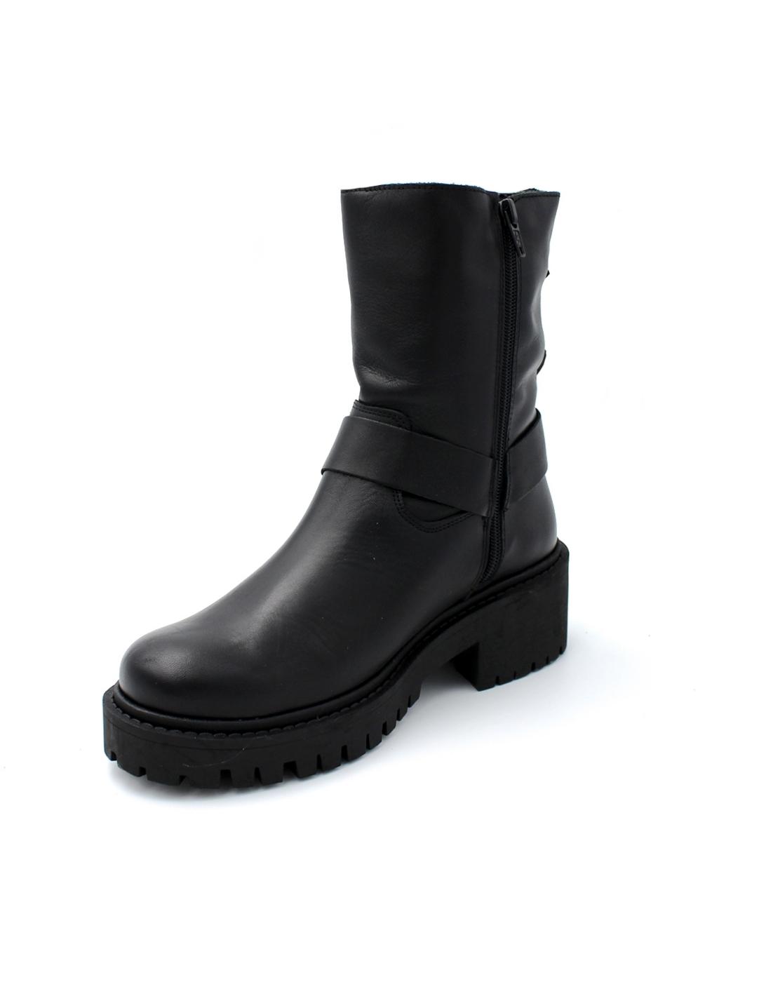 Bota Motera HEE 24825 Negro Mujer.