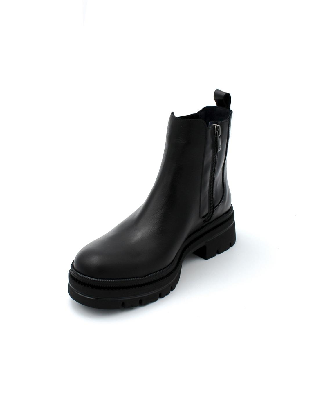 Botín Tachuelas Cosmo Dorking D9391 Brush Negro Mujer