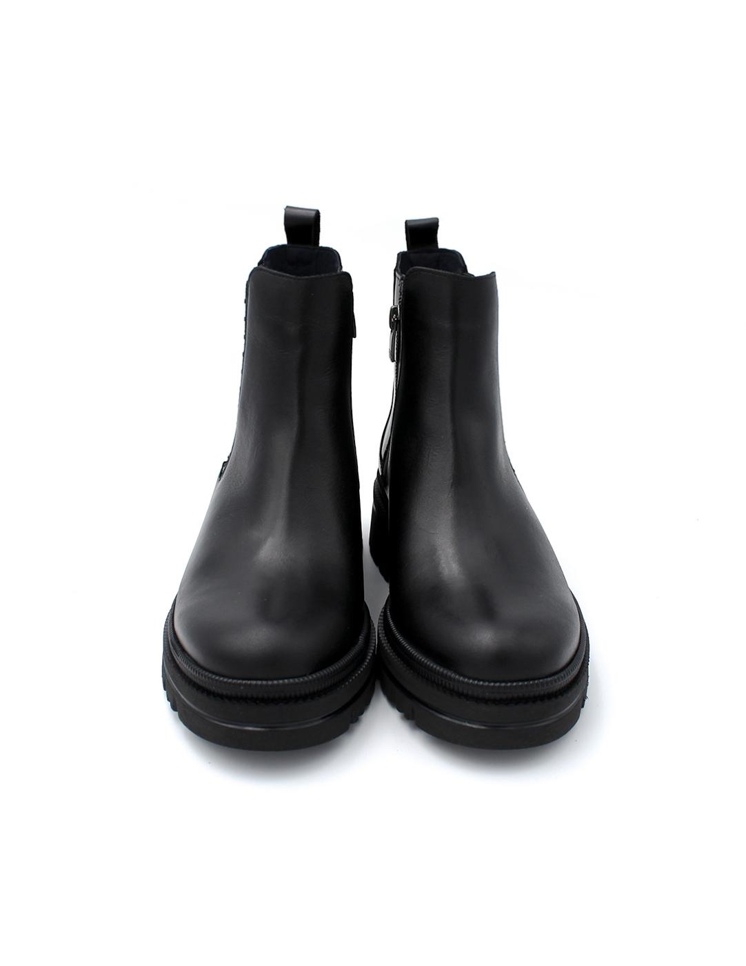 Botín Tachuelas Cosmo Dorking D9391 Brush Negro Mujer