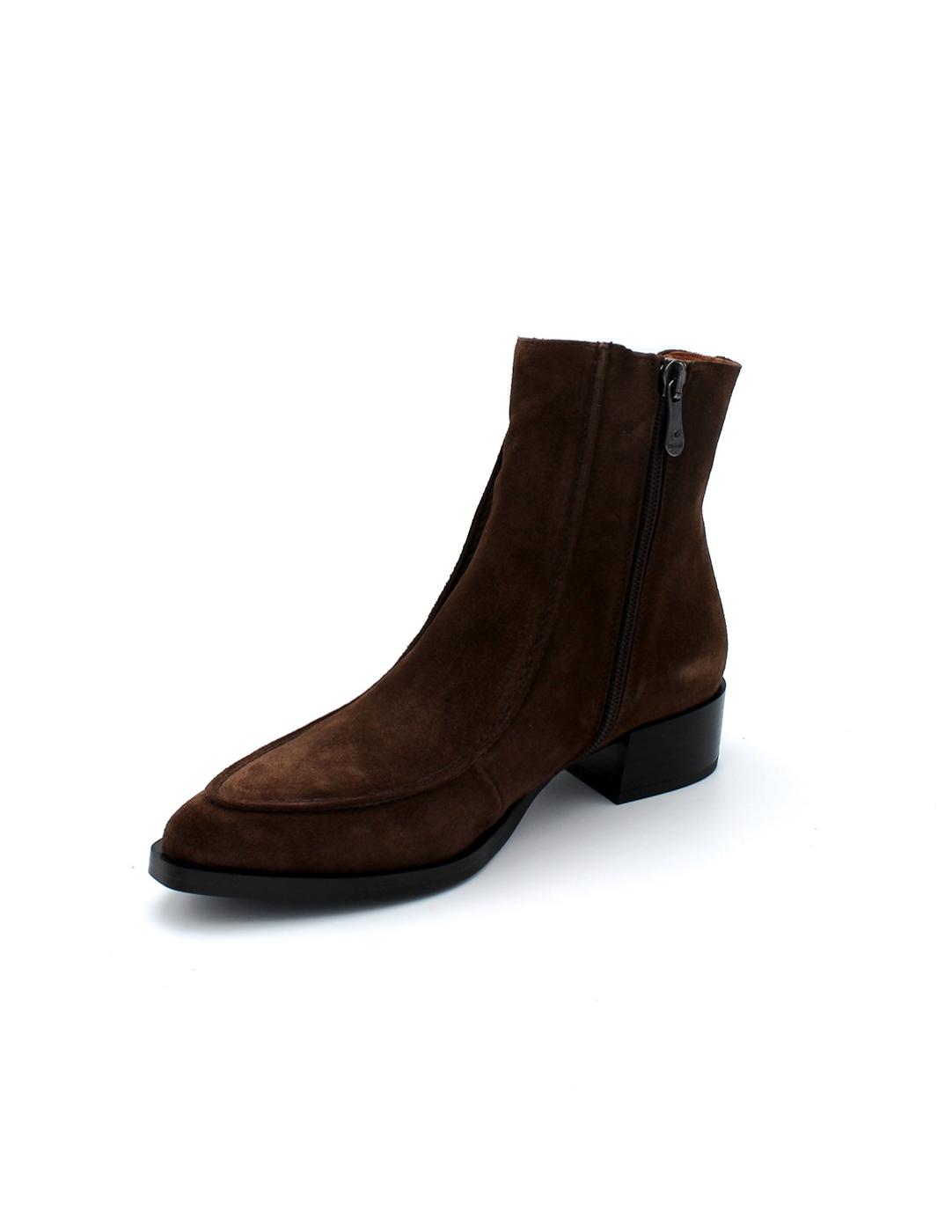 Botín plano Alessia Dansi 6920 Chocolate Mujer
