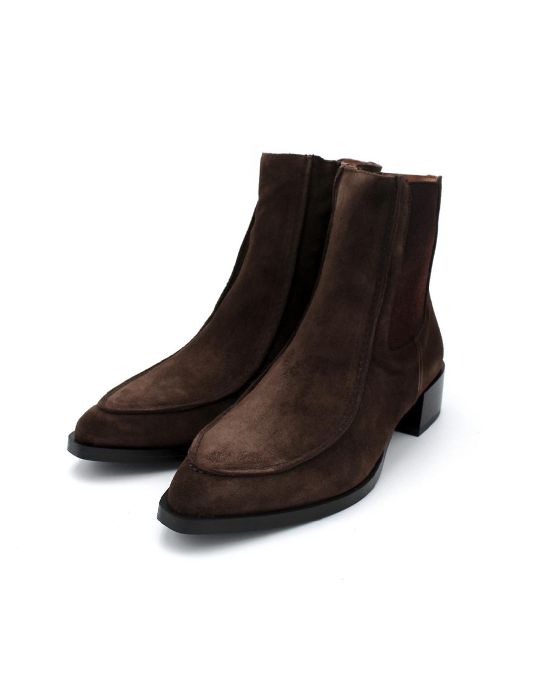Botín plano Alessia Dansi 6920 Chocolate Mujer