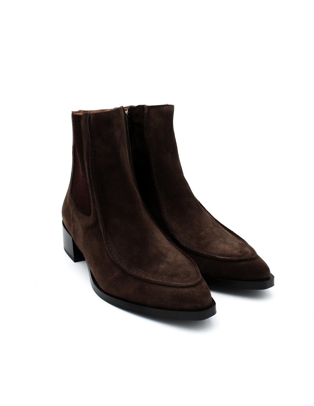 Botín plano Alessia Dansi 6920 Chocolate Mujer