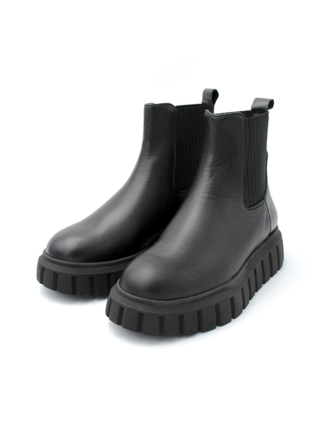 Botín CLAUDIA 9-Clevelando Negro Mujer