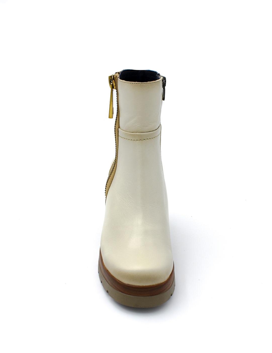 Botín Plataforma Dorking Safe D9413-AL Porcelana Mujer