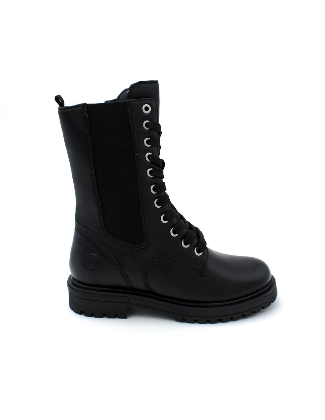 Bota Militar Elástico Electra Chetto 1124547 Negro Niña