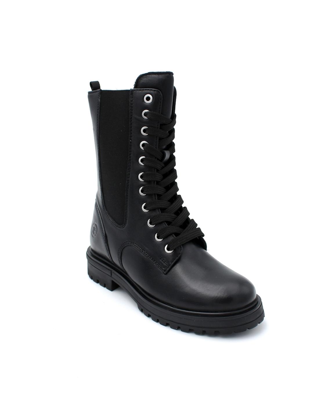 Bota Militar Elástico Electra Chetto 1124547 Negro Niña