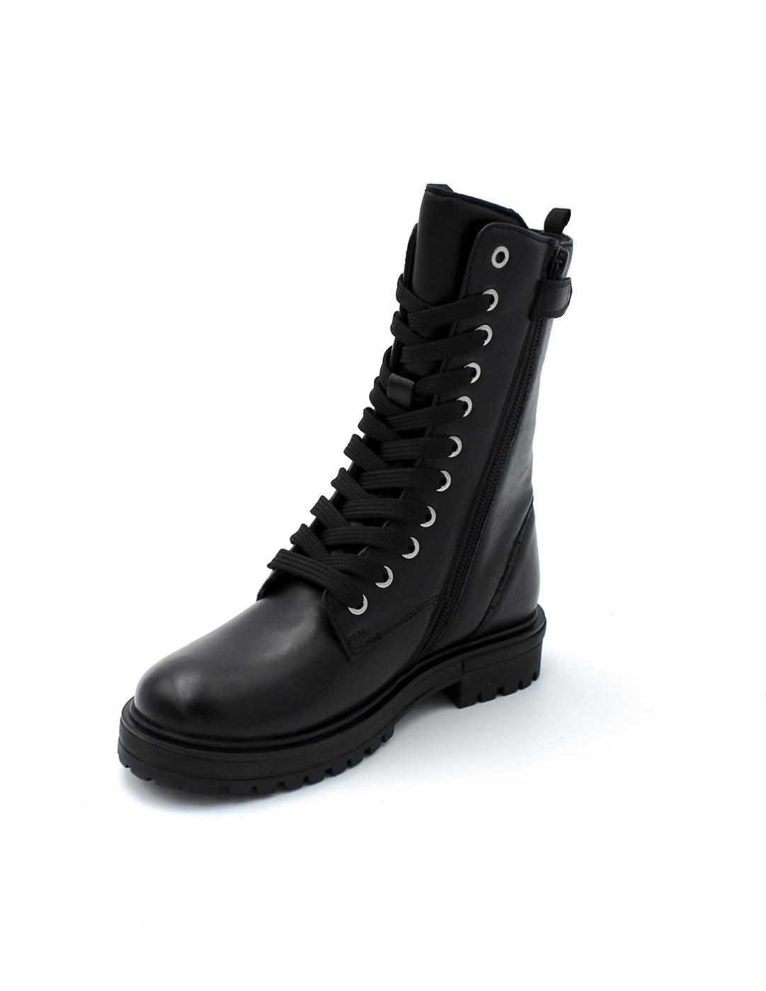 Bota Militar Elástico Electra Chetto 1124547 Negro Niña