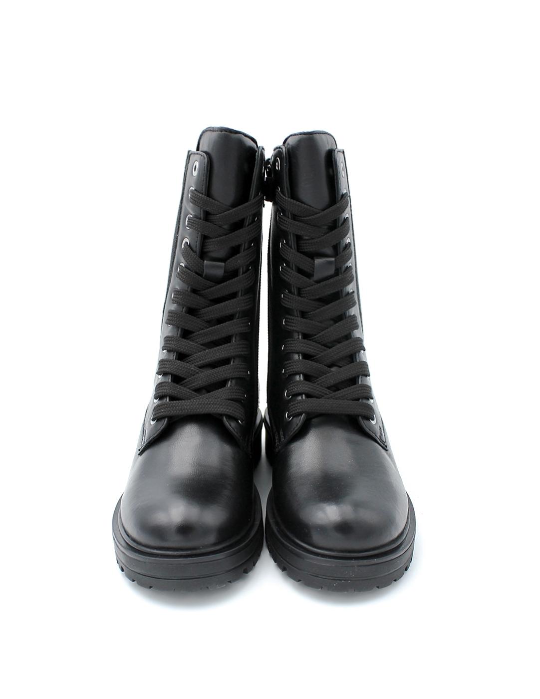 Bota Militar Elástico Electra Chetto 1124547 Negro Niña