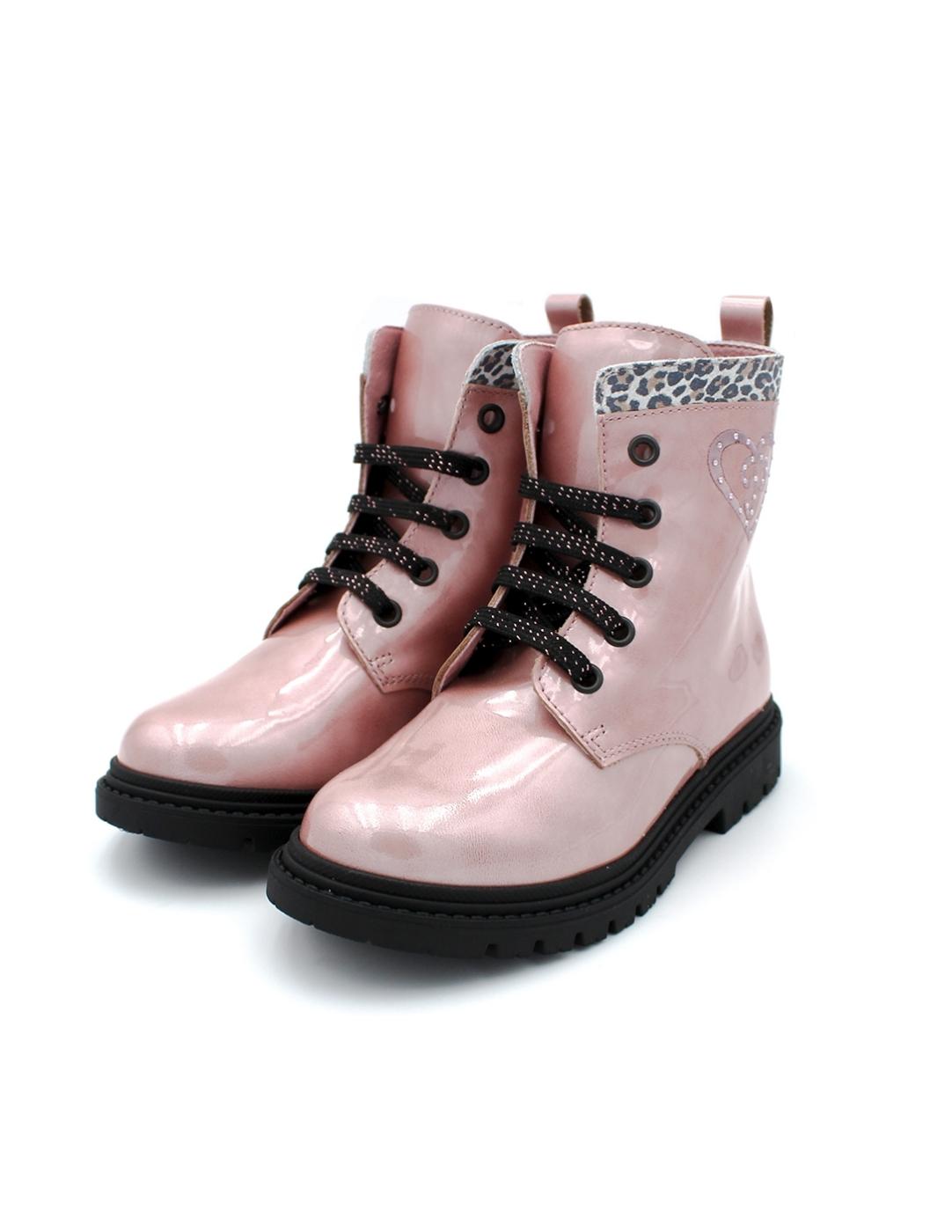 Botín Charol PABLOSKY 434779 Rosa Niña.