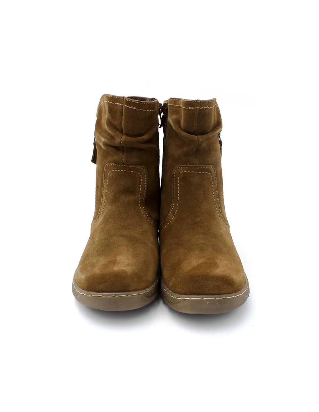 Botín Ante Cremallera Coronel Tapioca T932-5 Marrón Mujer