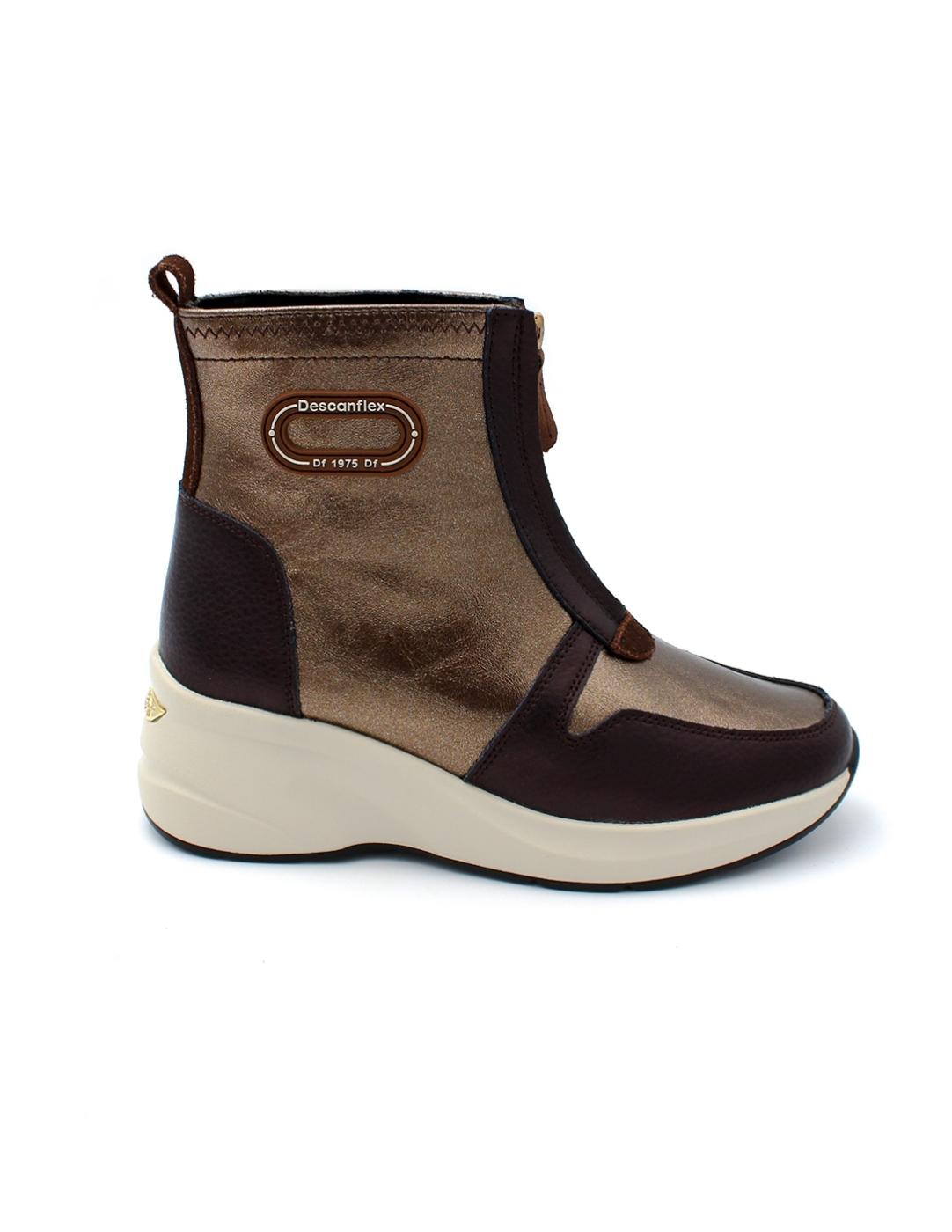 Botín DESCANFLEX 80110 Cohba Metalizados Mujer