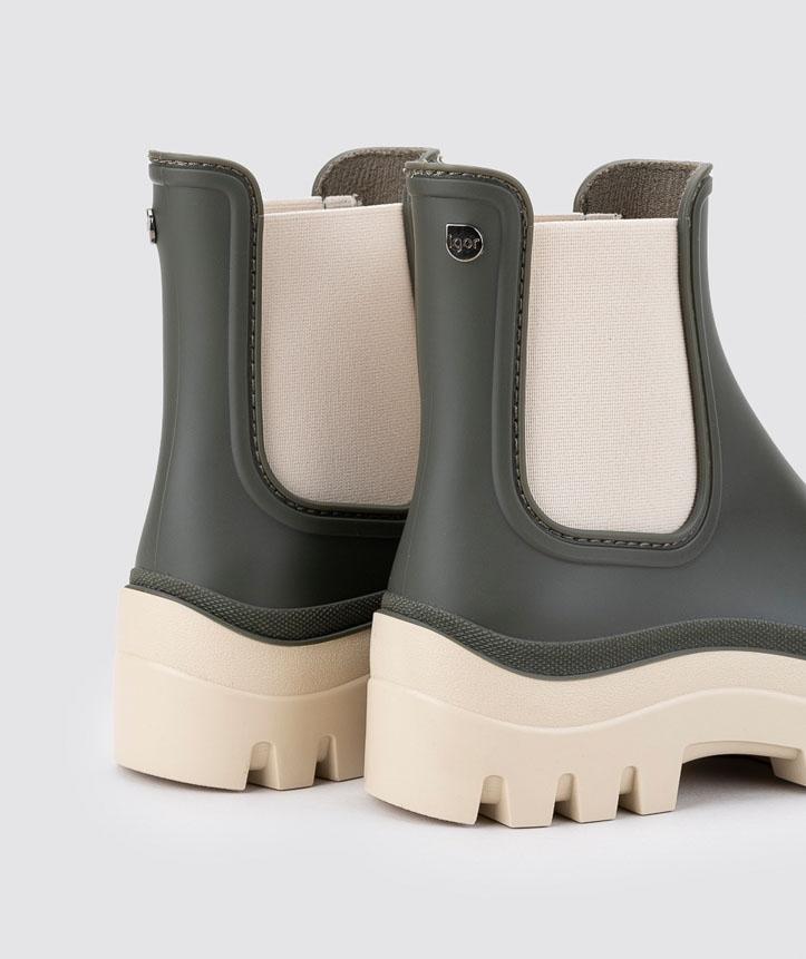 Botín de agua Soul Cream Igor W10315-042  Kaki Mujer