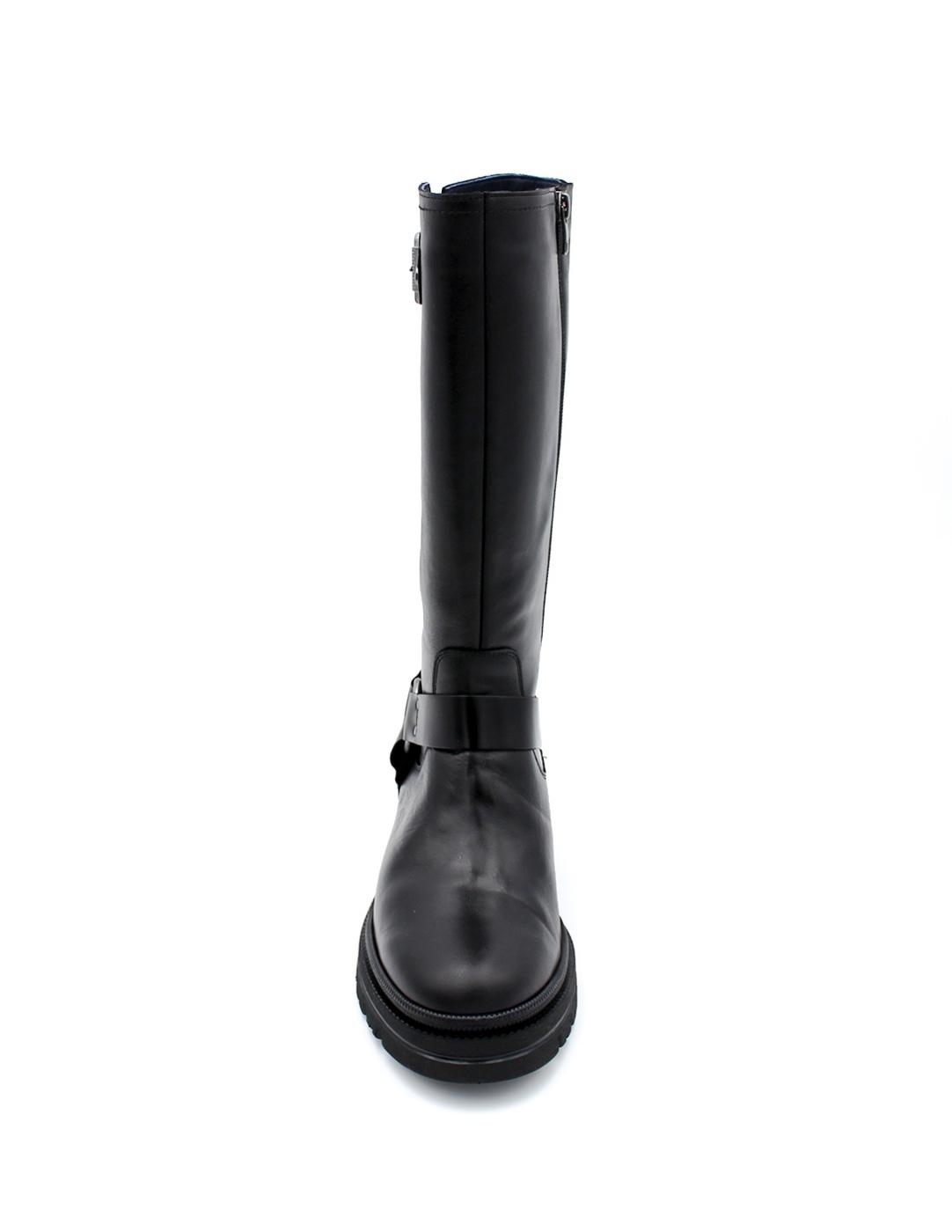 Bota Motera DORKING D9396-Br Negro Mujer.