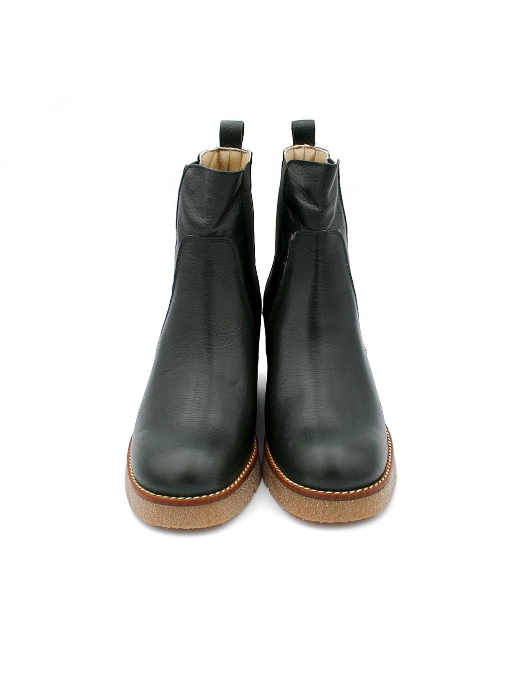 Botín Cuña Caramelo HEE 24751 Verde Mujer.