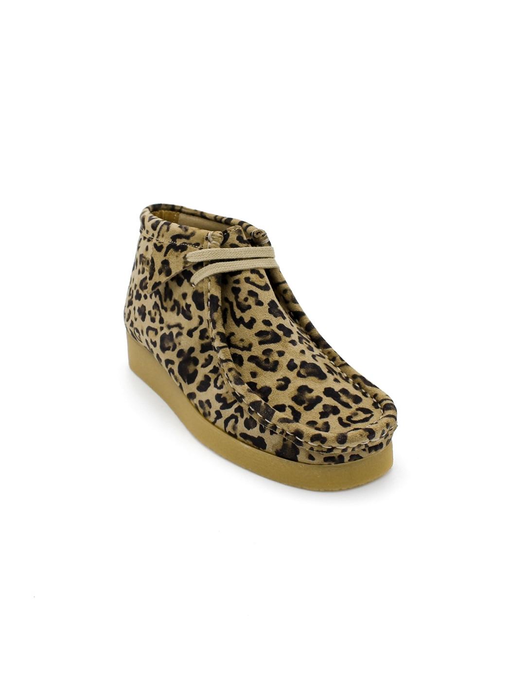 Botin Ante Leopardo AGOT WASP Beige Mujer